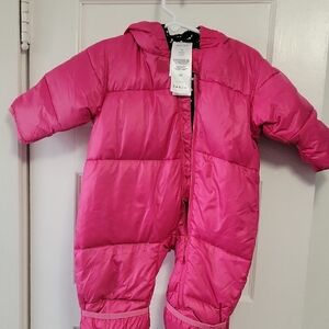 Bright Pink Infant Snowsuit